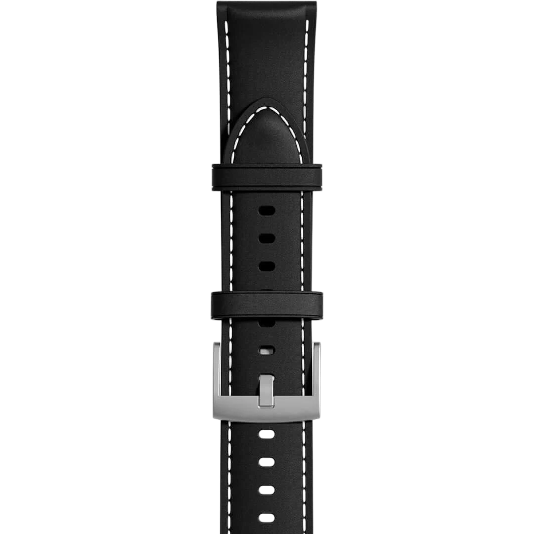 Replacement Leather Strap for Runmefit Smart Watch, 22mm width